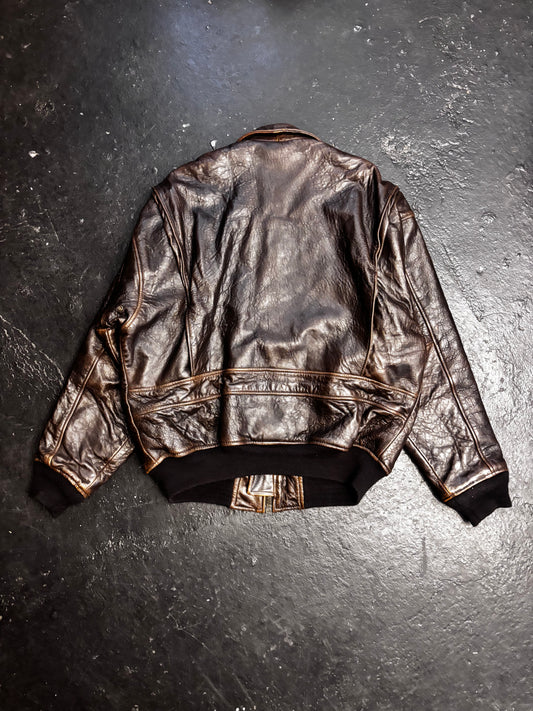 Avirex Type G-1 Aviator Leather Jacket (XL)
