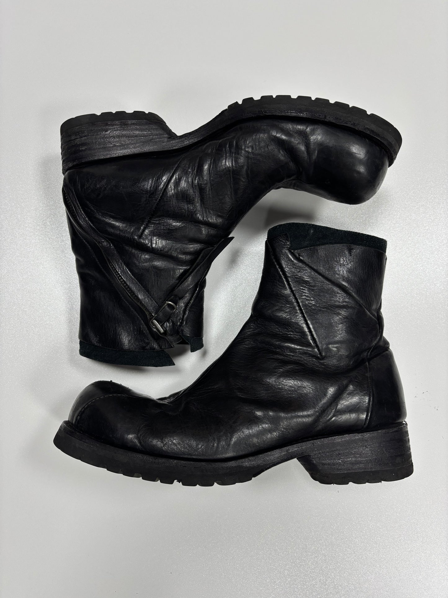 Leon Emanuel Blanck Horse Leather Tornado Zip Boots (46)