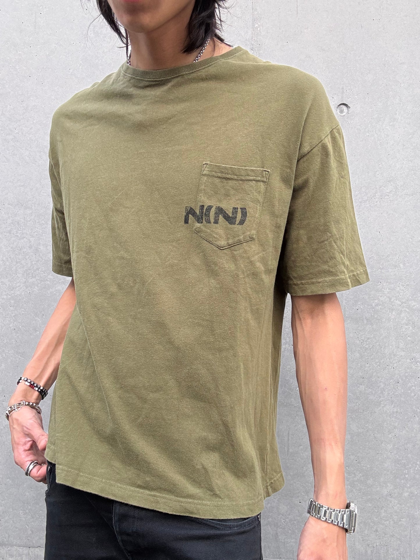 Number (N)ine Boxy Single Pocket Tee (L)