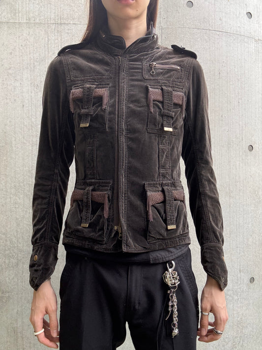 Halb by Kiminori Morishita Velvet Military Jacket (M)