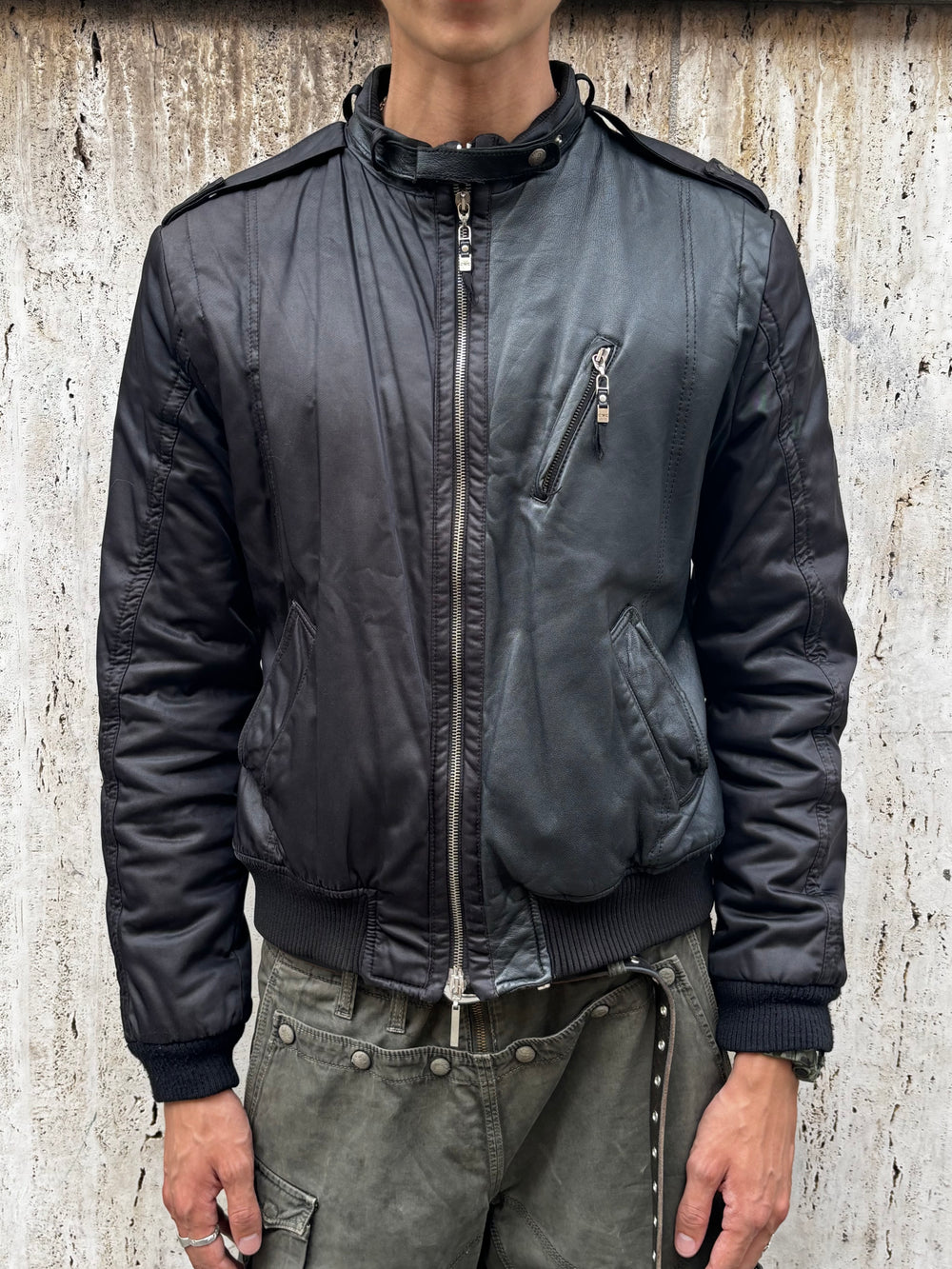 Costume National C'N'C Split Fabric Bomber (48)