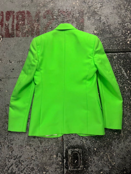 FW 22 Walter van Beirendonck Neon Green Blazer (48)
