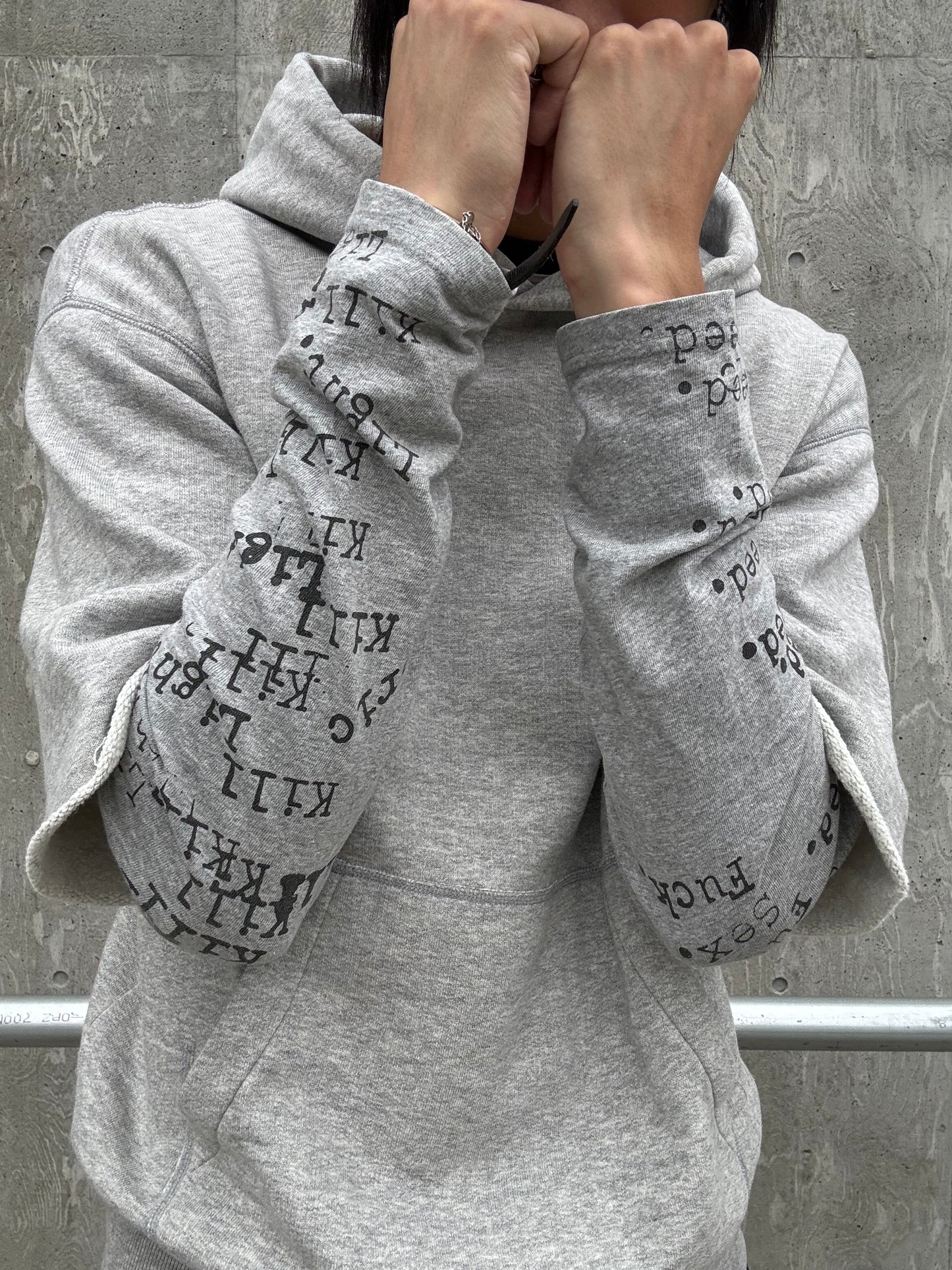 SS/99 Hysteric Glamour Typewriter Hoodie (L)