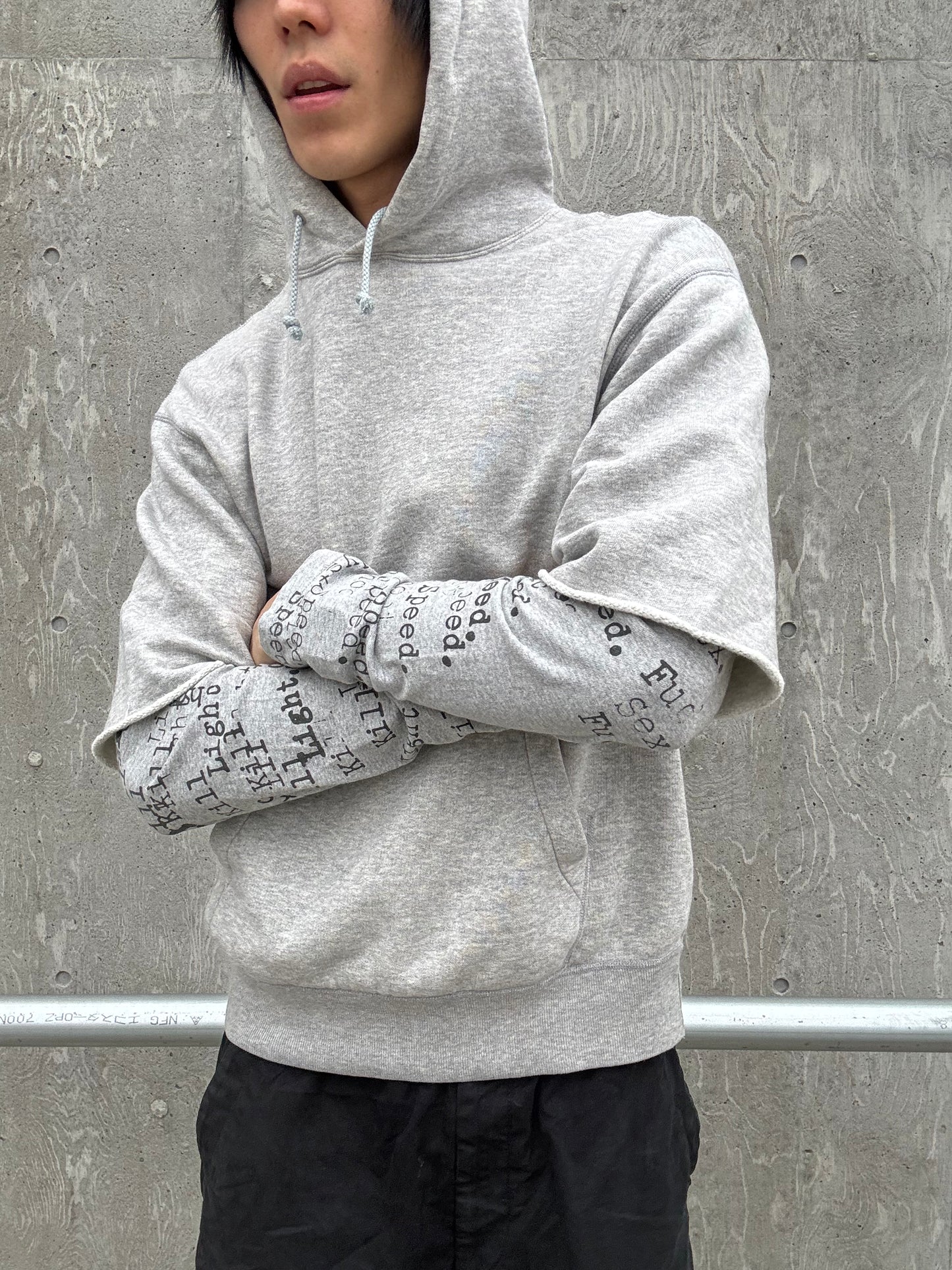 SS/99 Hysteric Glamour Typewriter Hoodie (L)