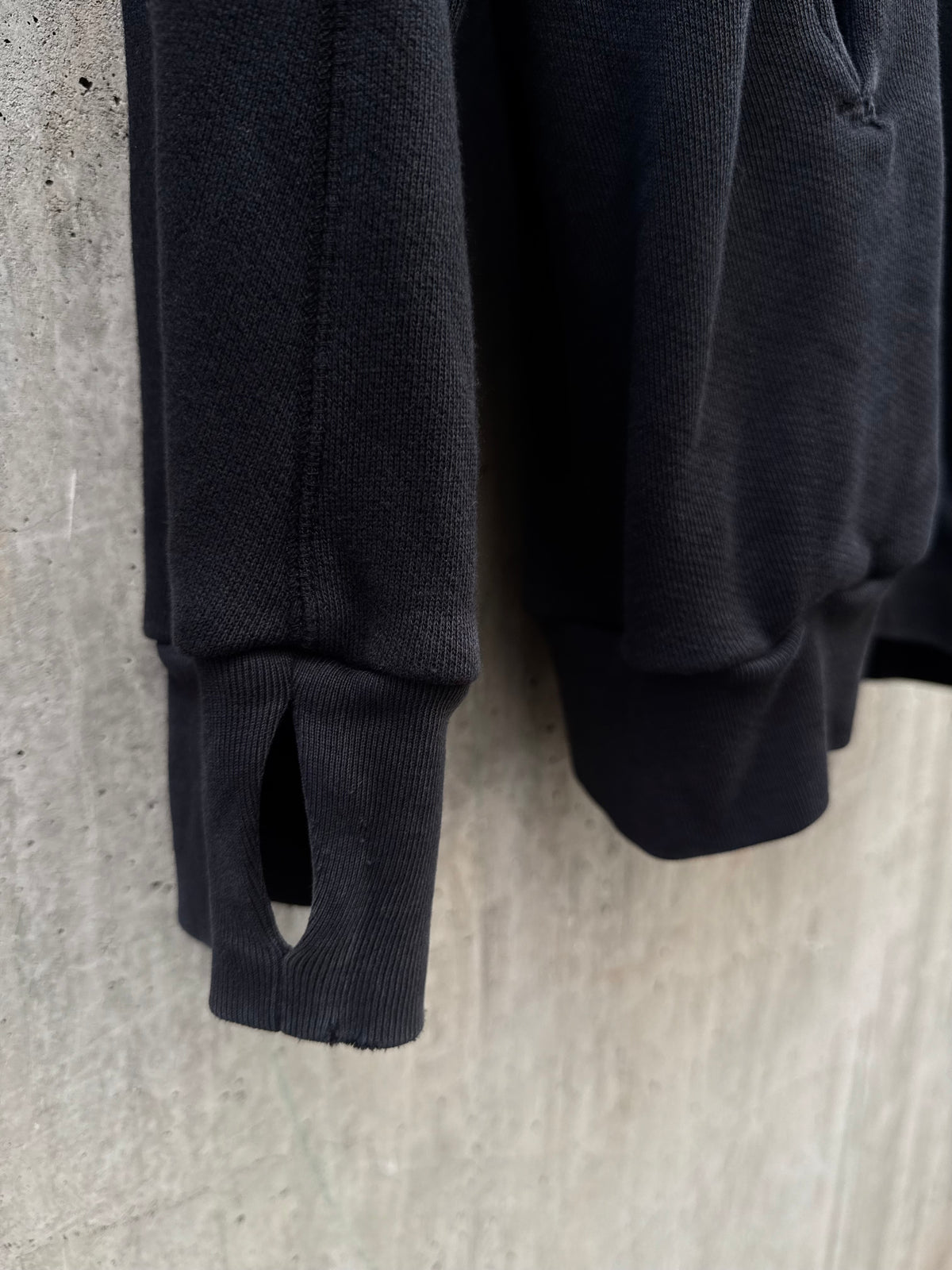 11 By Boris Bidjan Saberi Zip Collar Textured Print Hoodie (L)