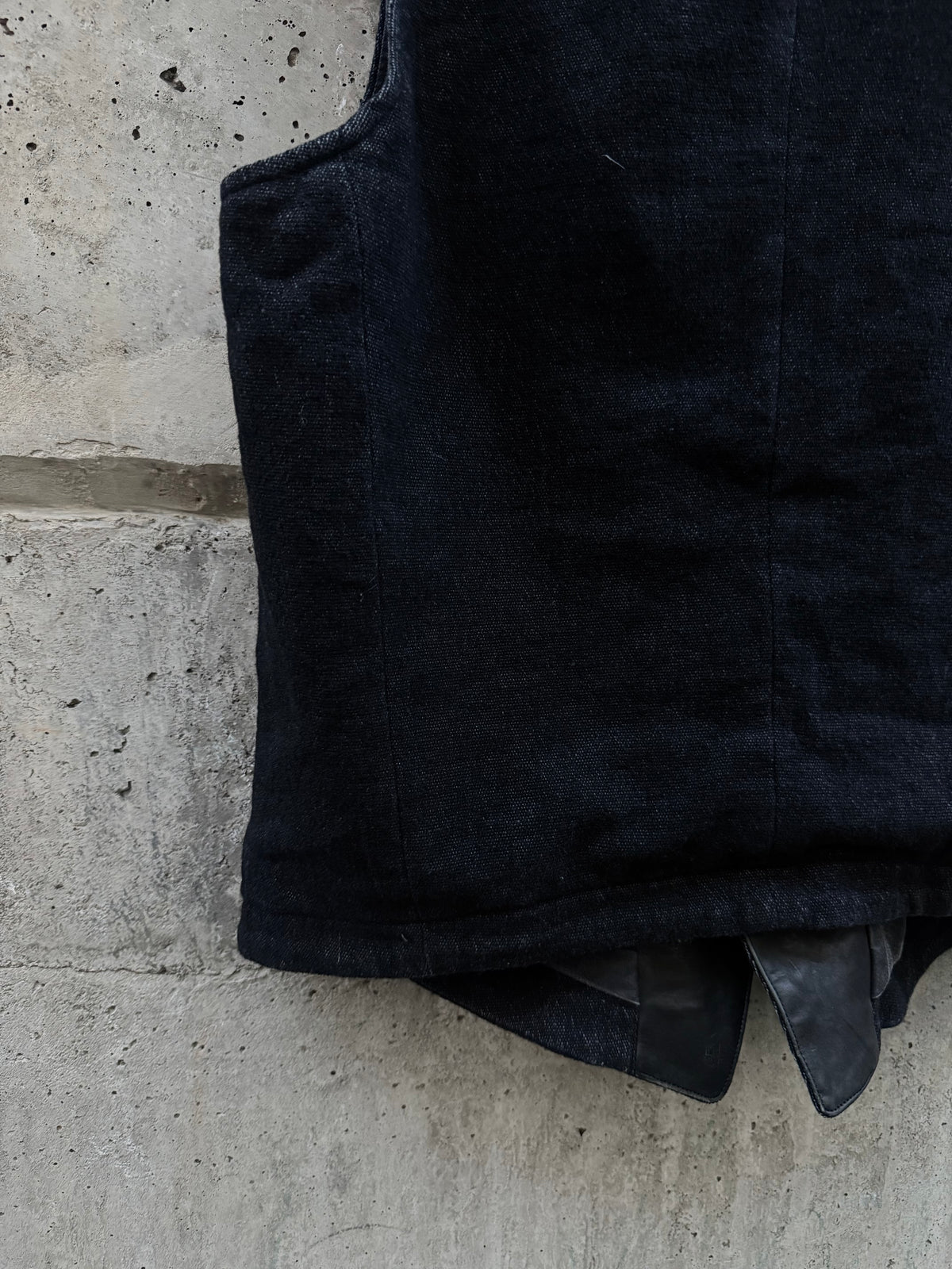 Isamu Katayama Backlash Artisan Textured Button Vest