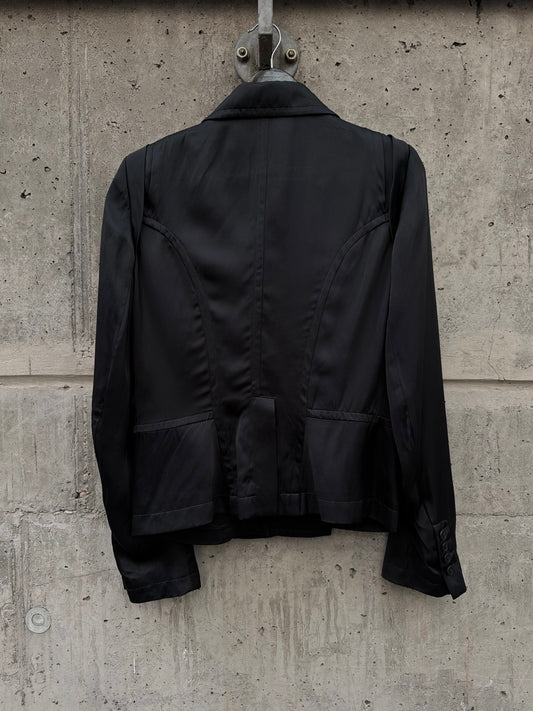 AW/11 Ann Demeulemeester Napoleon Doublebreasted Silk Blazer (44)
