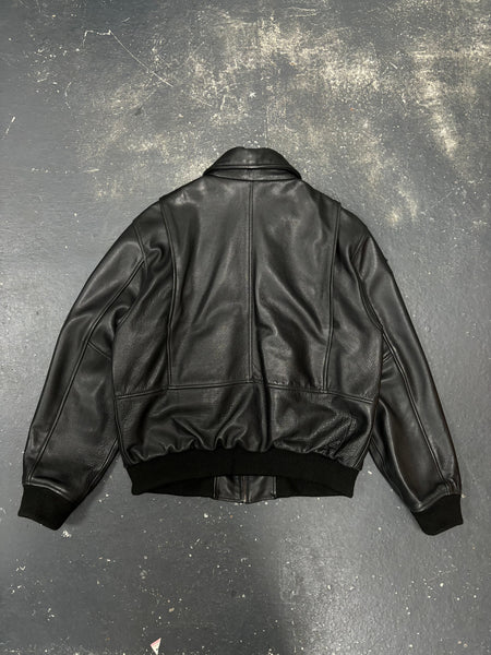 Highway 1 Aviator Leather Jacket (L)