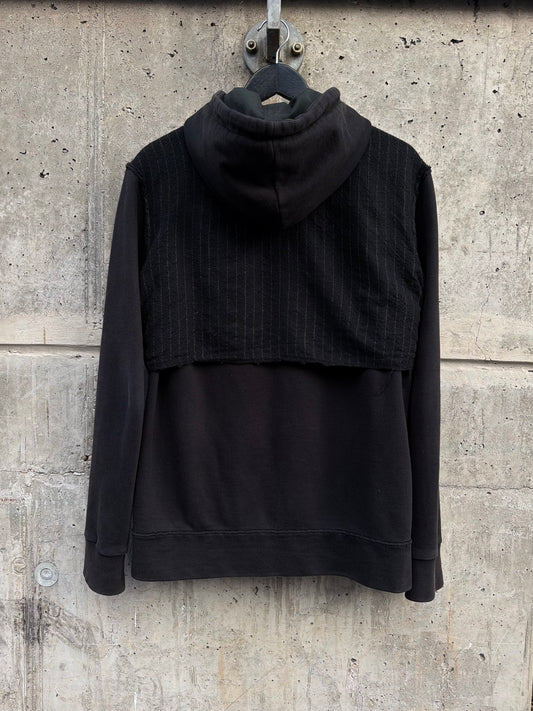 Aganovich Pinstripe Panel Zip Hoodie (48)