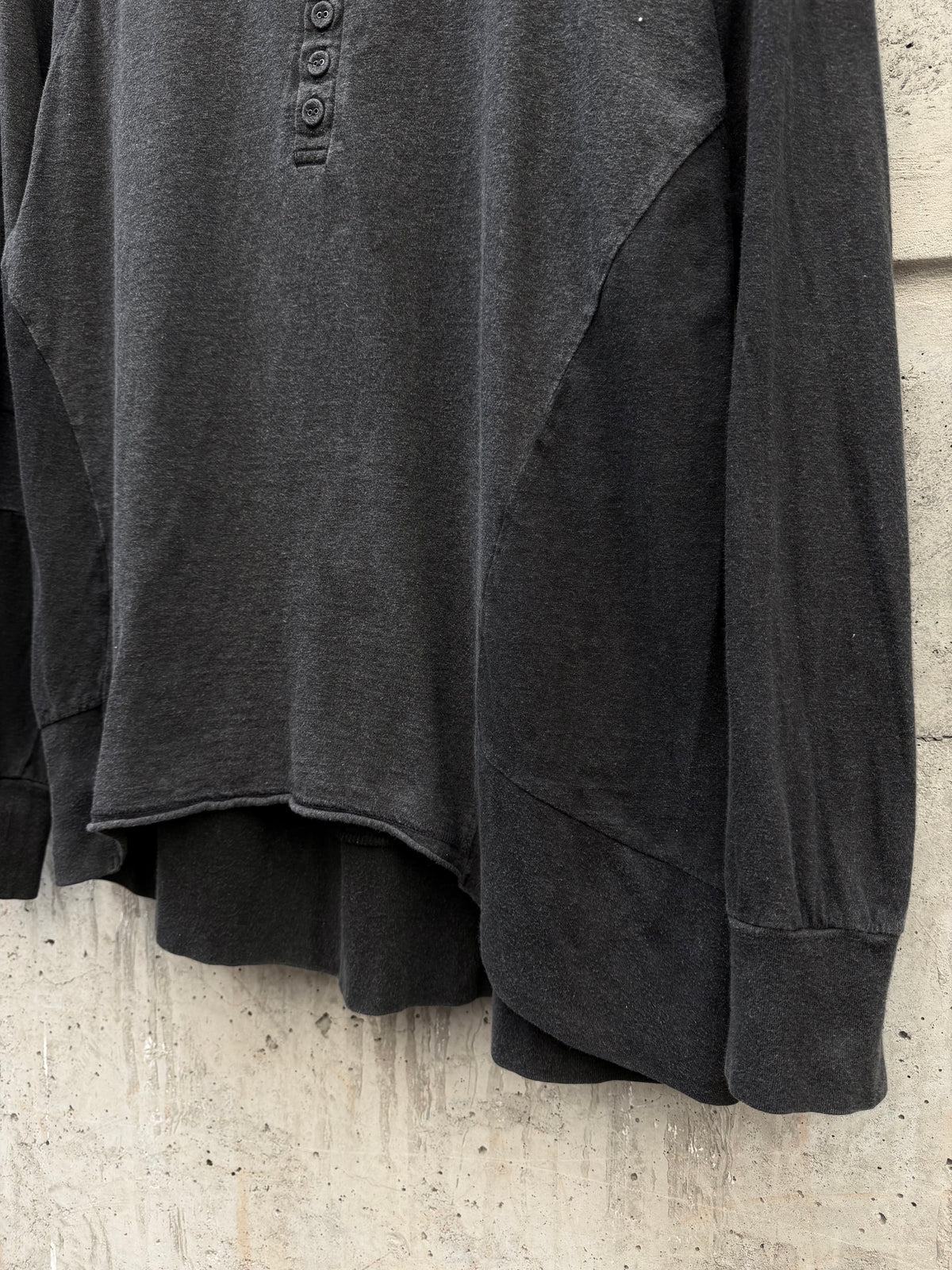 AW/05 Undercover Arts & Crafts Multi-Button Henley Long Sleeve Top (2)