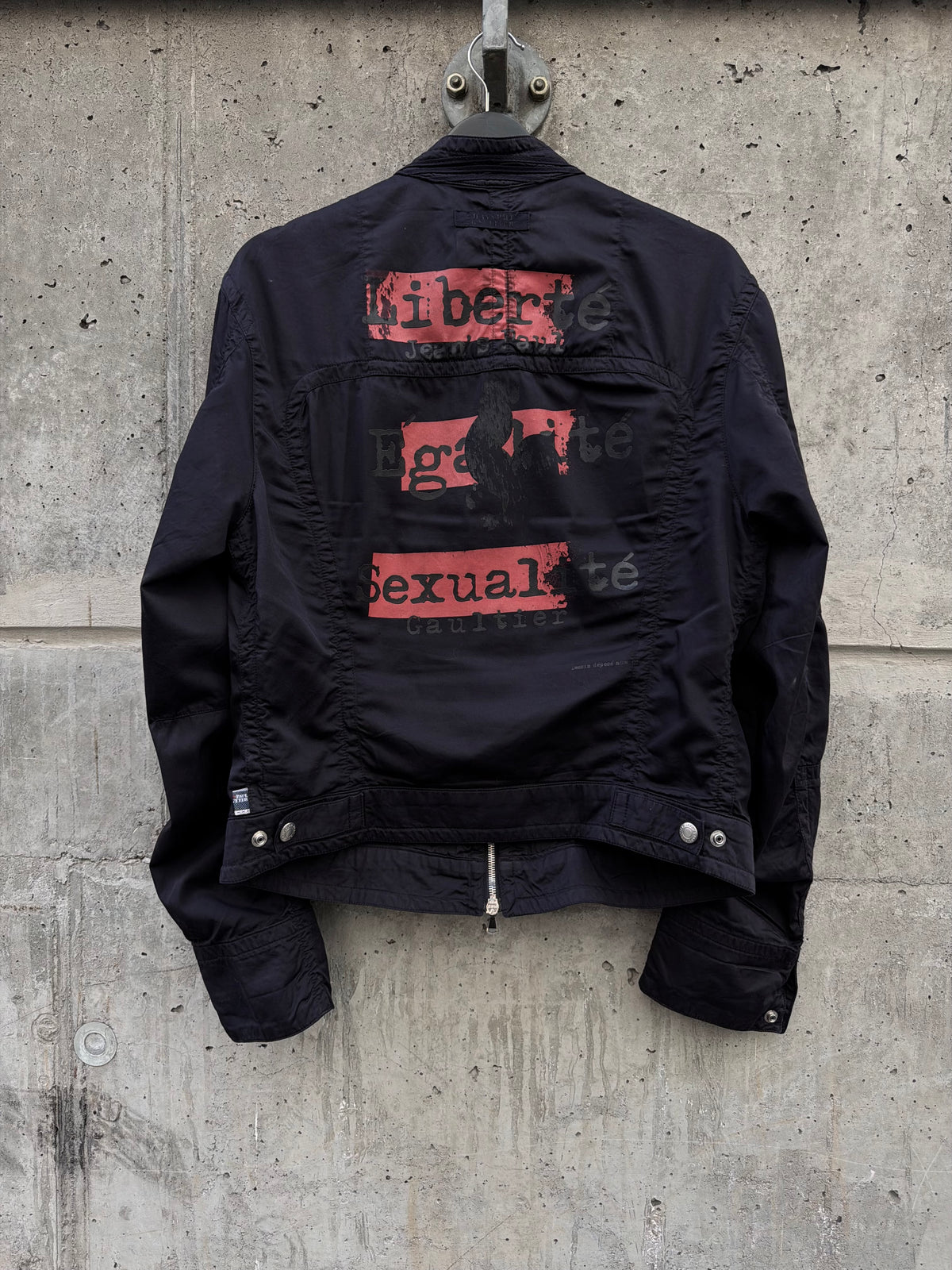 SS/99 Jean's Paul Gaultier "Liberté Égalité Sexual" Zip Jacket (M)