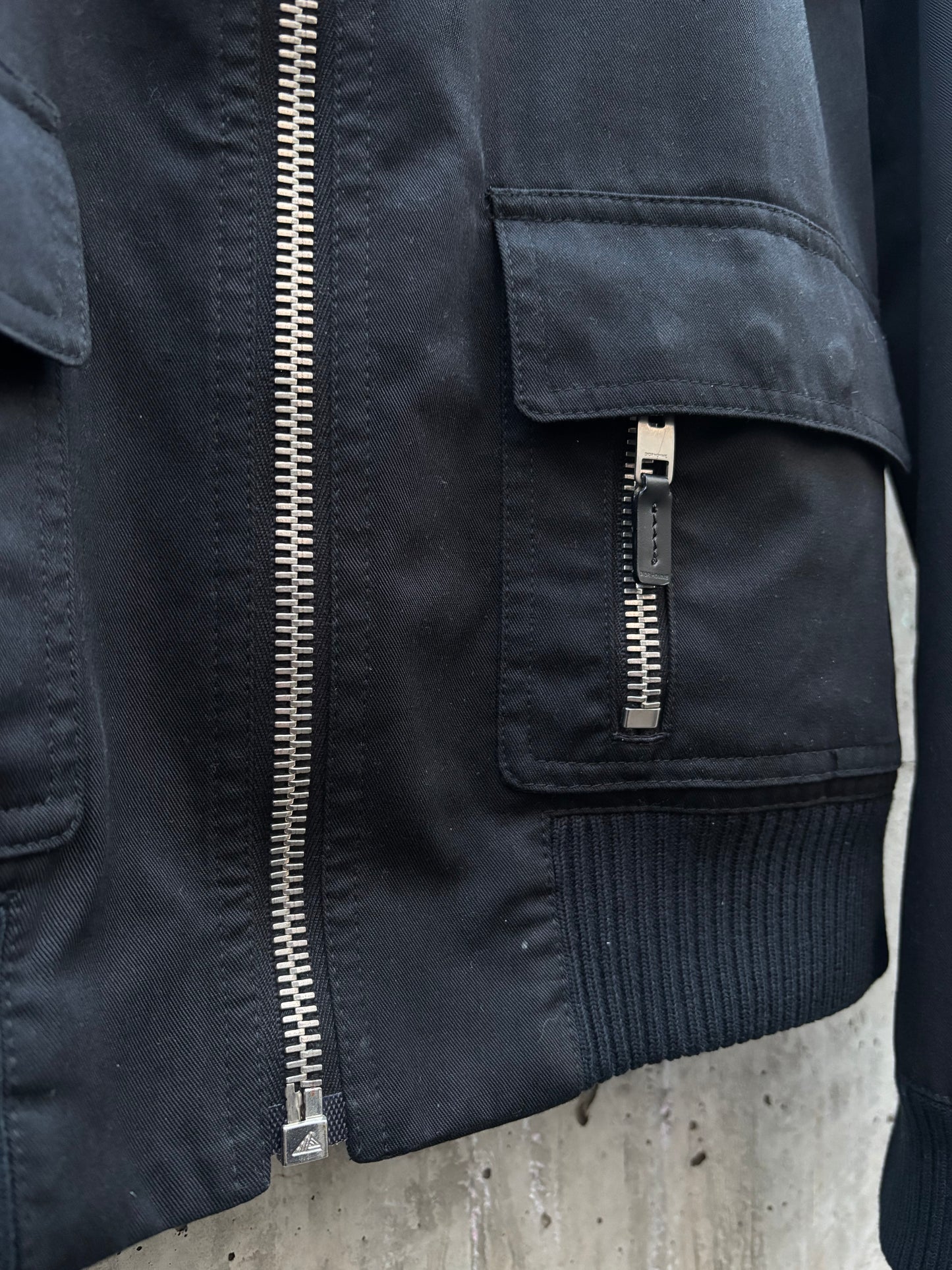 SS07 Dior Homme by Hedi Slimane Cross Panel Bomber Jacket (M)