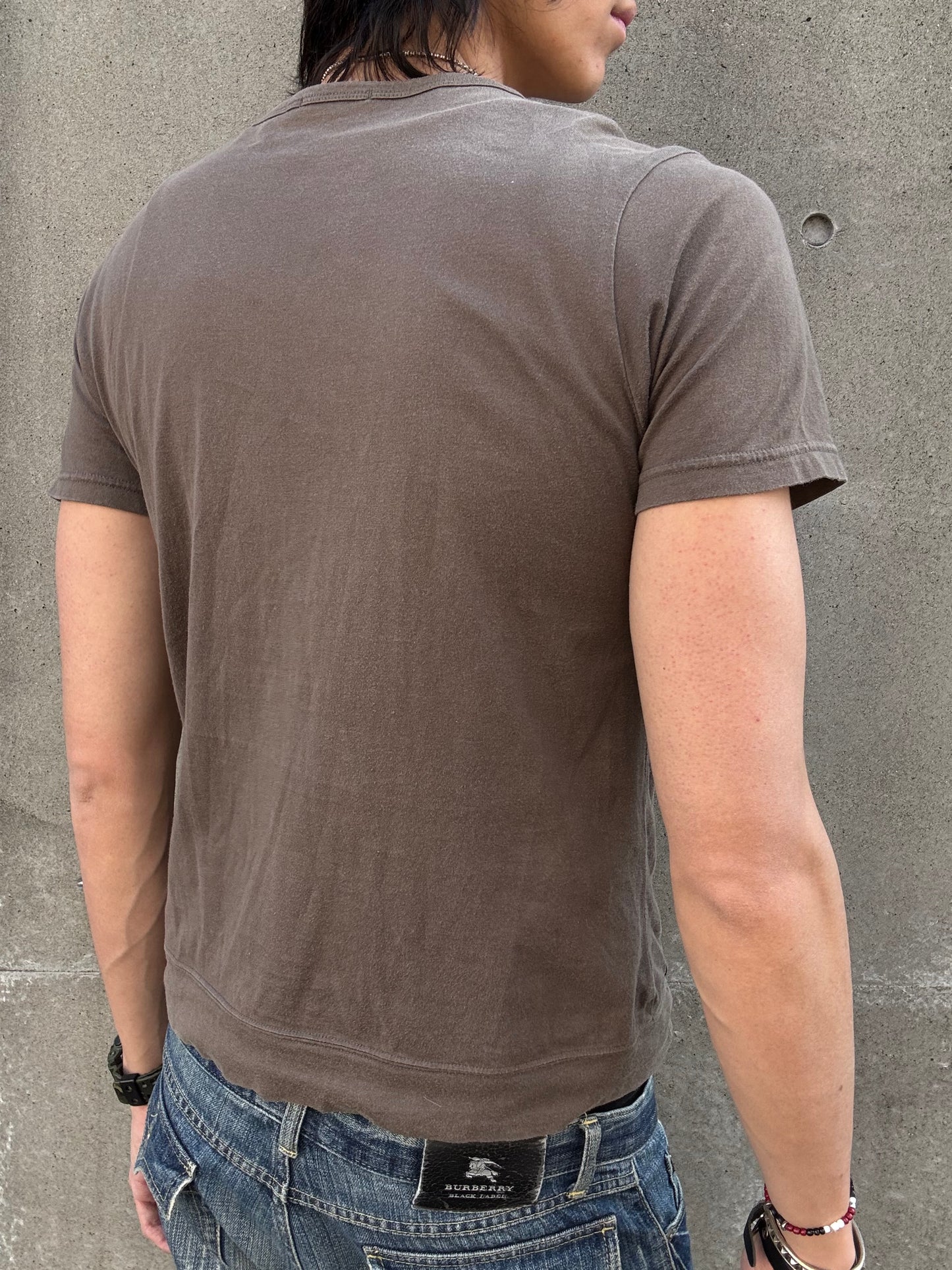 Marithe Francois Girbaud Paneled Henley Shirt (M)