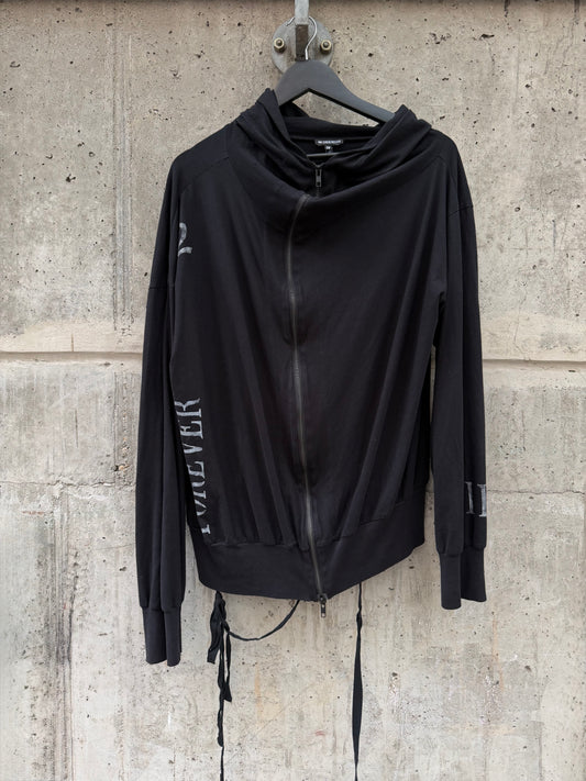 SS/18 Ann Demeulemeester „Forever Kids“ Asymmetrical Zip Hoodie (S)