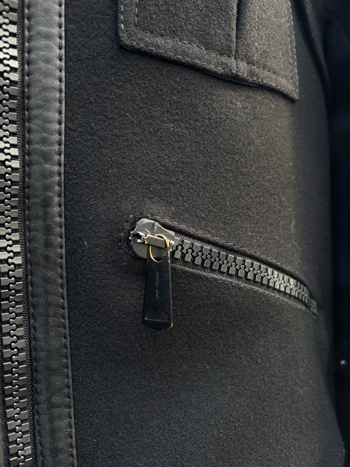 Dior Homme AW2006 Panel Layer Wool Bomber Jacket (48)