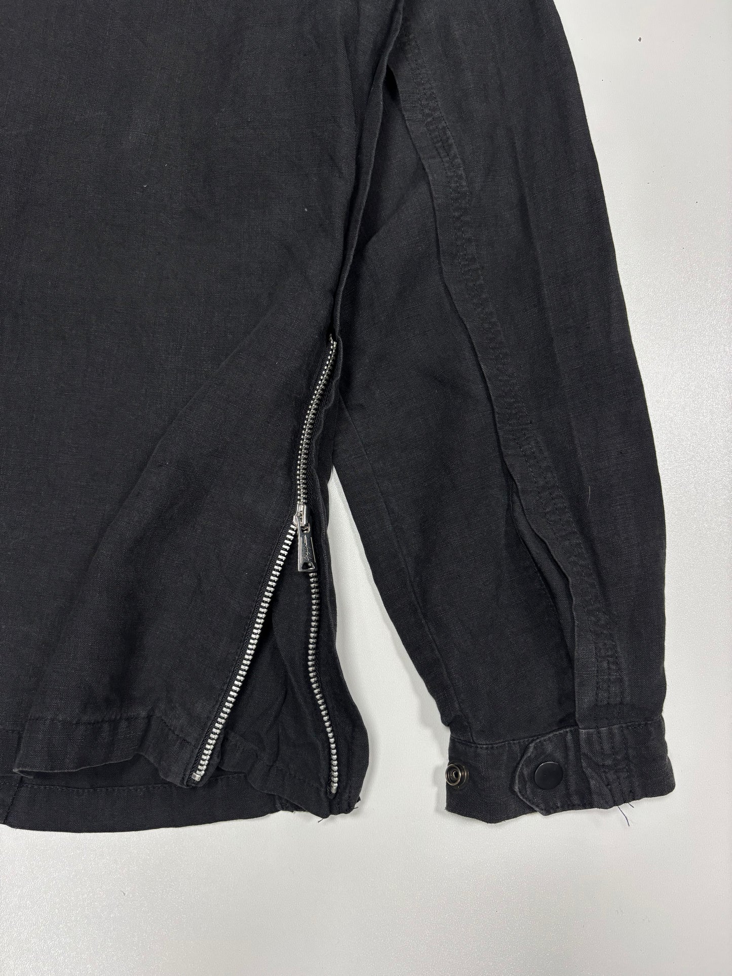 SS2004 Yohji Yamamoto Pour Homme Linnen Shirt Jacket (XL)