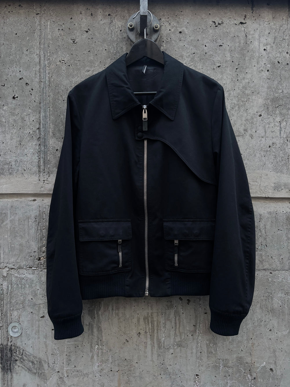 SS07 Dior Homme by Hedi Slimane Cross Panel Bomber Jacket (M)