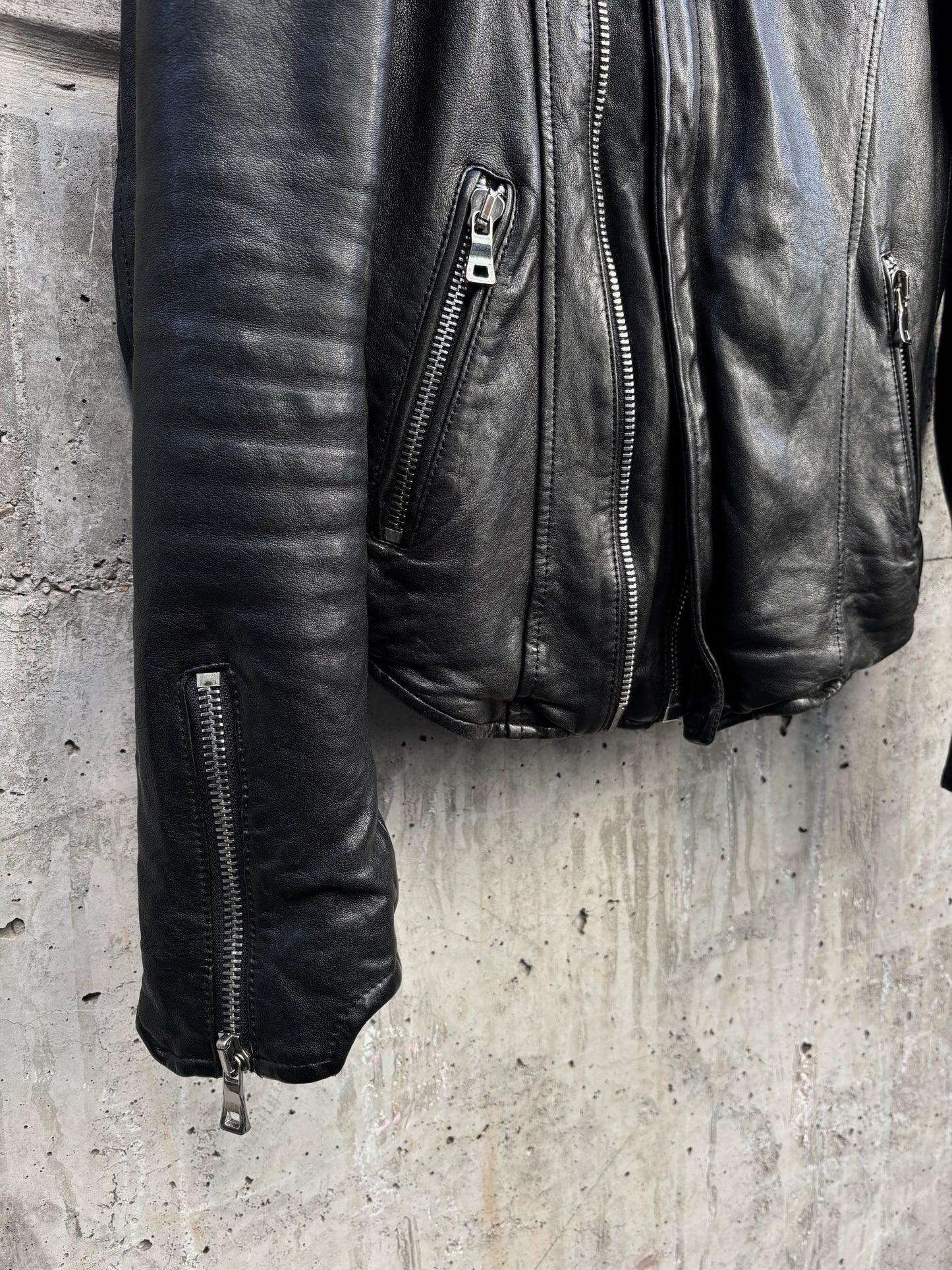 FW/09 Balmain by Christopher Decarnin Multizip Rider Jacket (M)