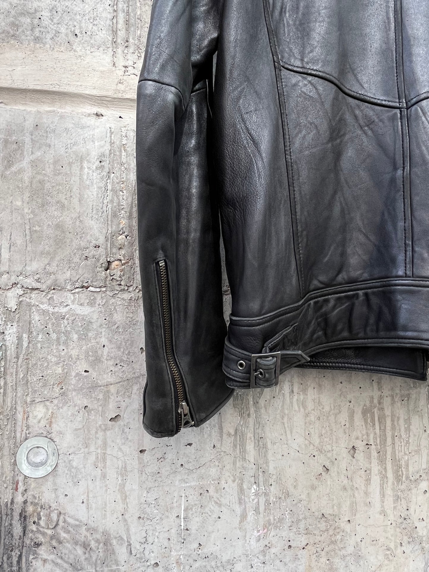 Jackrose Leather Zip Jacket (5)