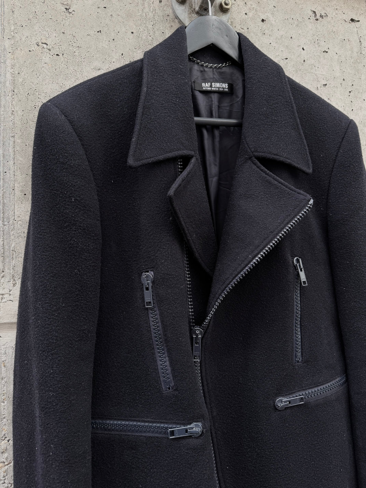 AW04/05 Raf Simons Waves Pea Coat (50)