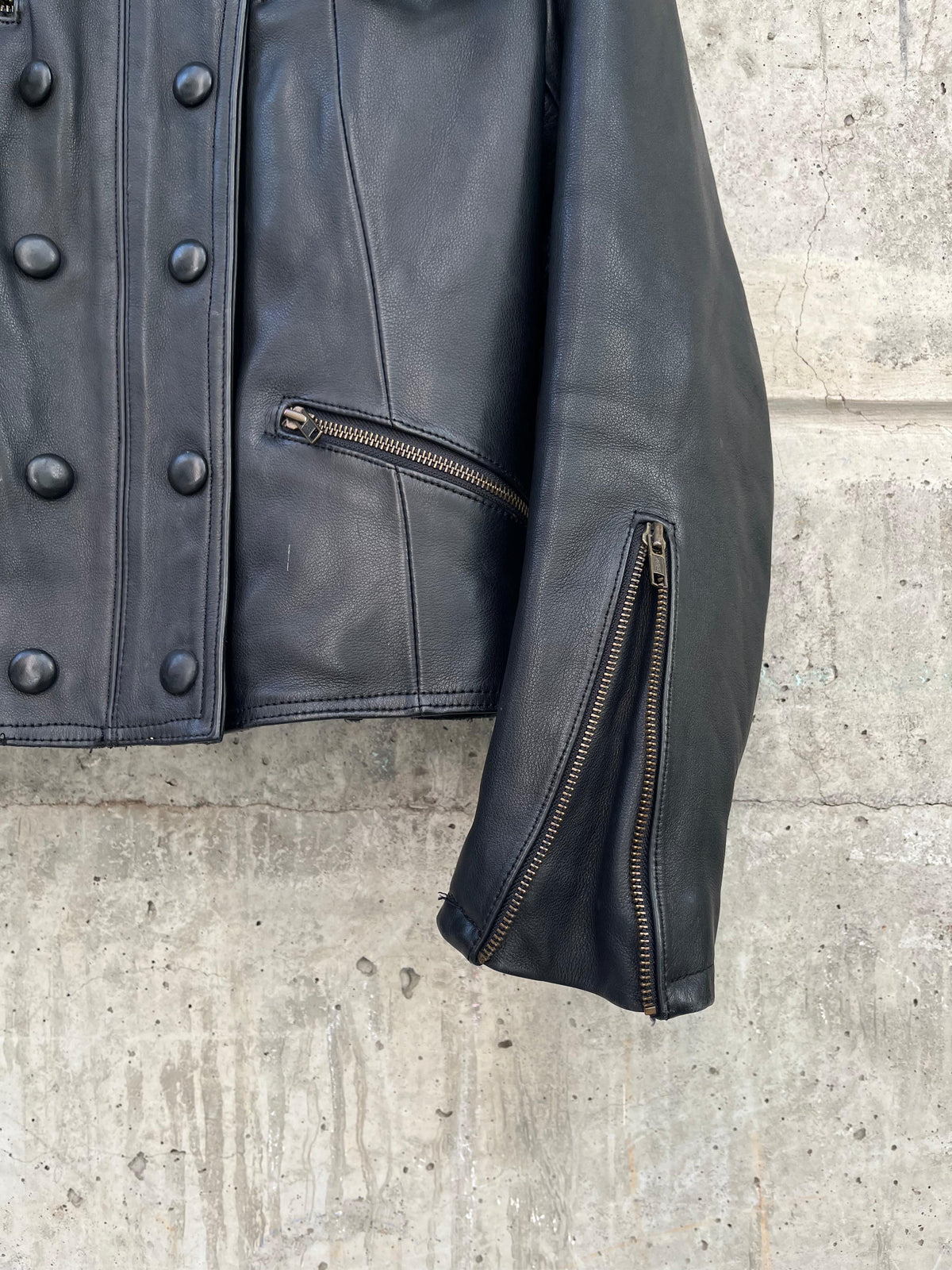 Hein Gericke 90‘s Doublebreasted Leather Jacket (L)