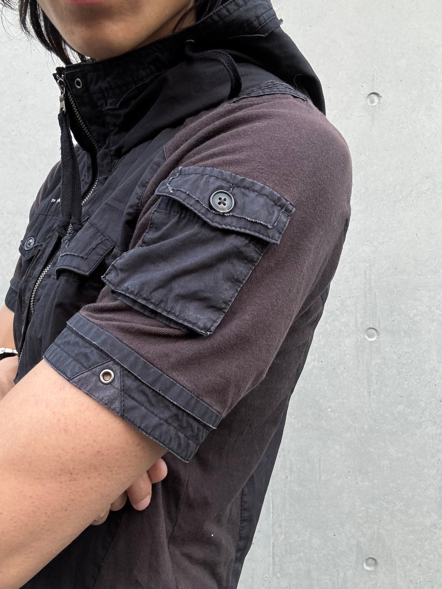 PPFM Sleeveless Cargo Hoodie (M)