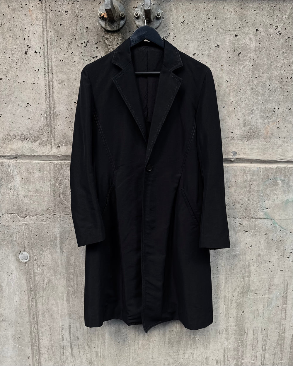AW/99 Y'S By Yohji Yamamoto Long Wool Coat (M)