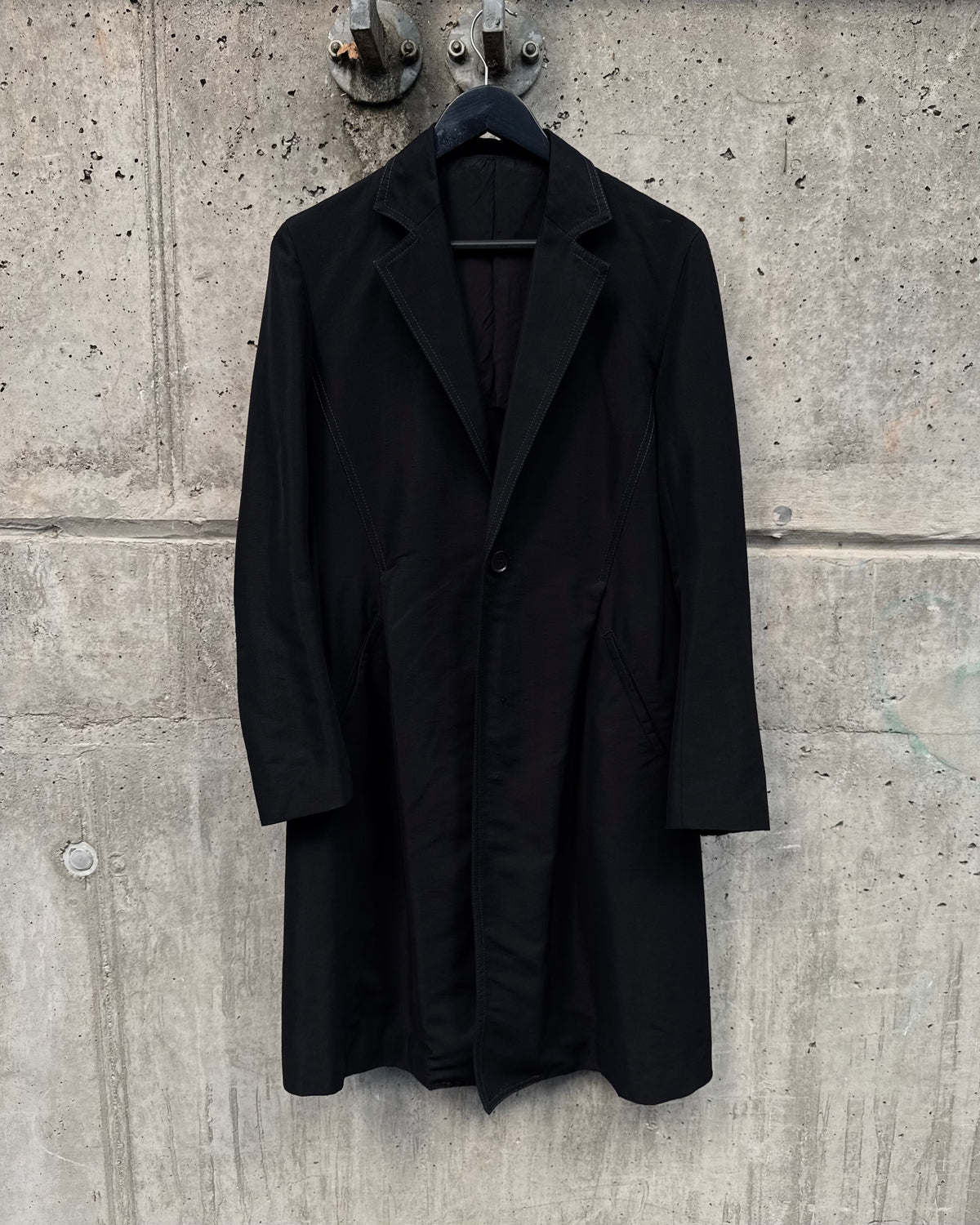 AW/99 Y'S By Yohji Yamamoto Long Wool Coat (M)