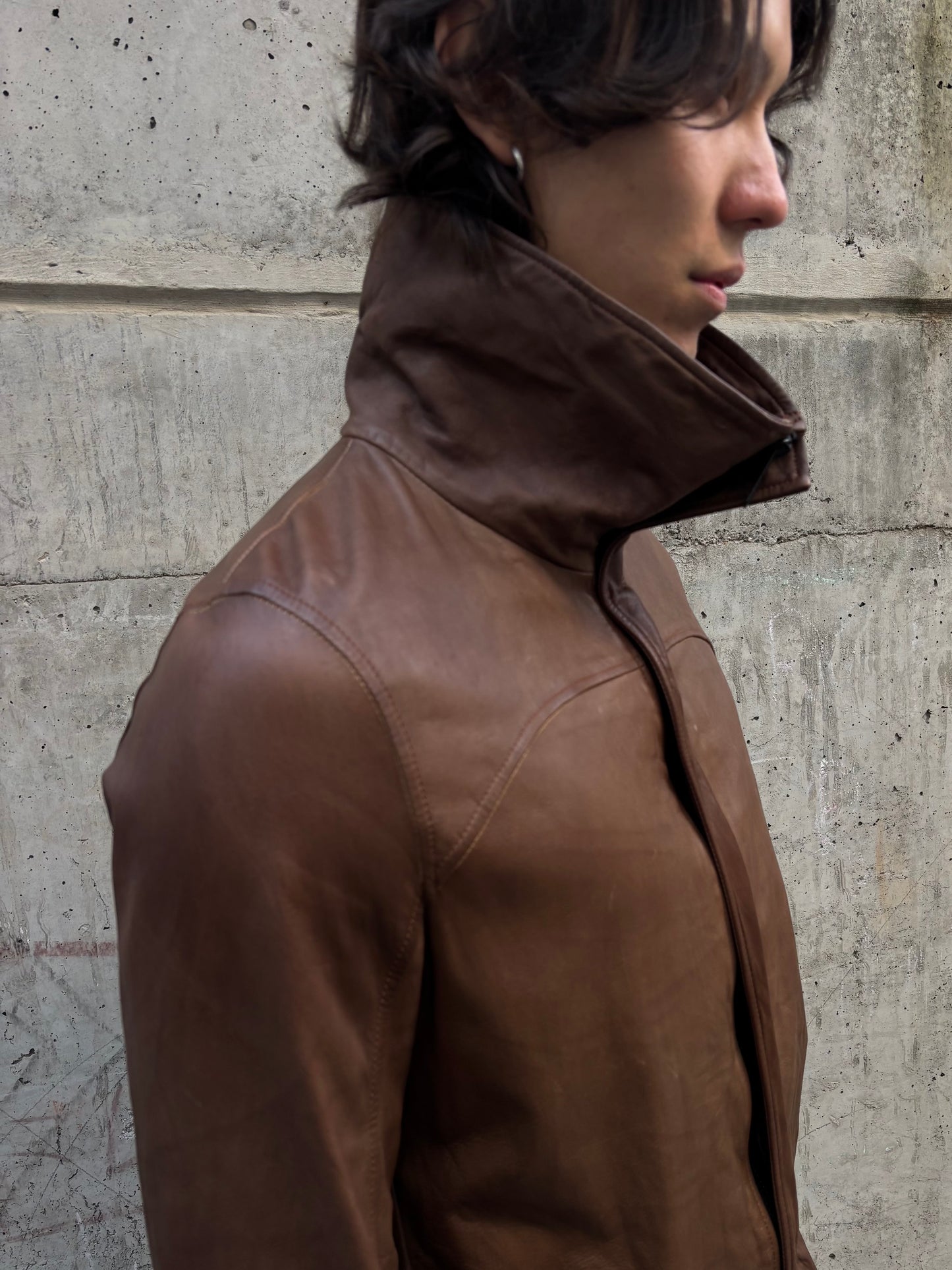 Ripvanwinkle Japanese Avantgarde Leather Jacket (XL)