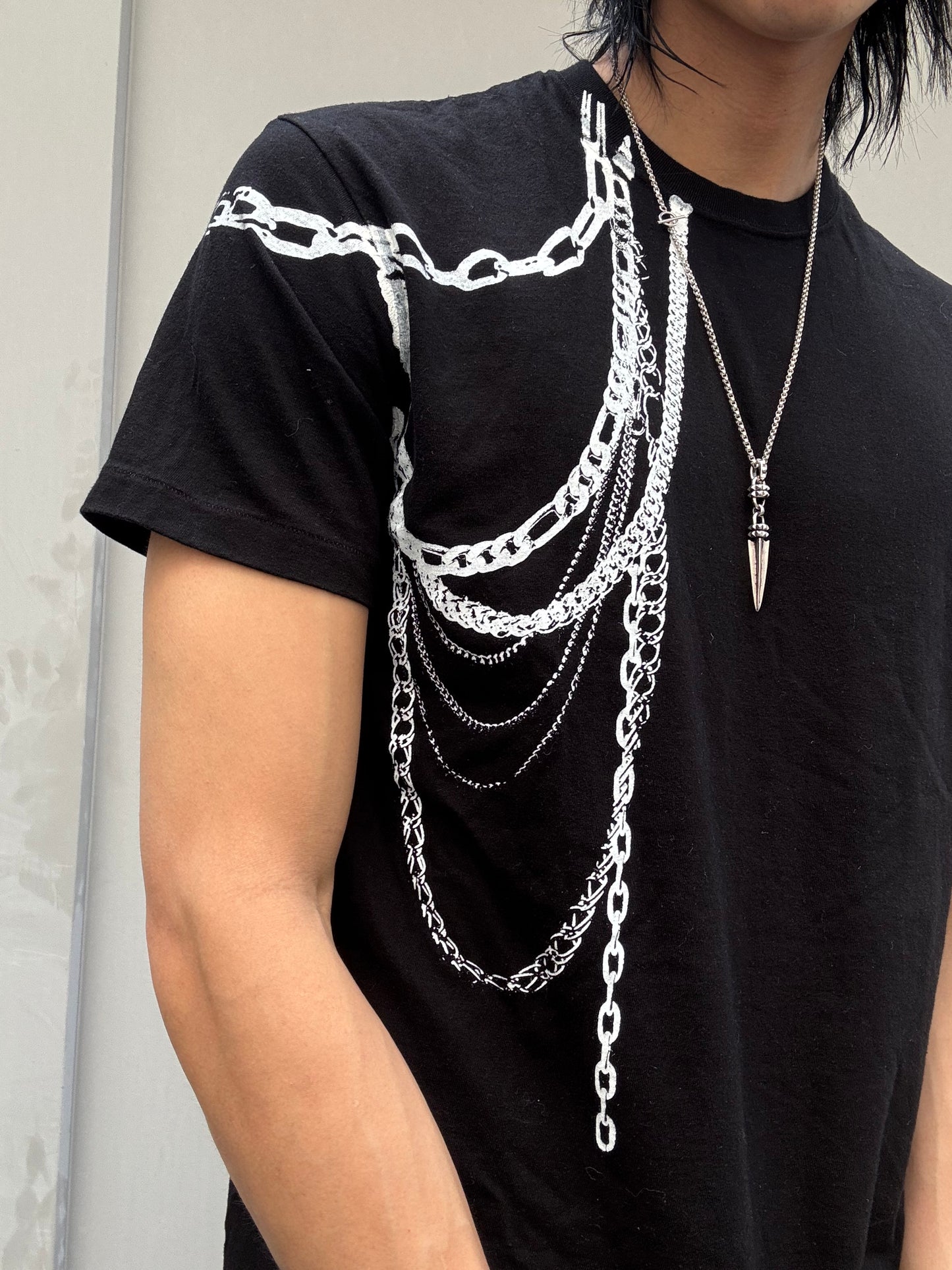 Syte by Yohji Yamamoto Multi-Chain Print Tee (M)