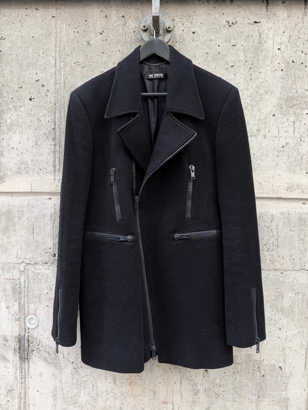 AW04/05 Raf Simons Waves Pea Coat (50)
