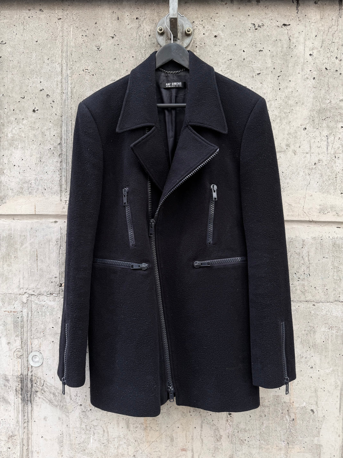 AW04/05 Raf Simons Waves Pea Coat (50)