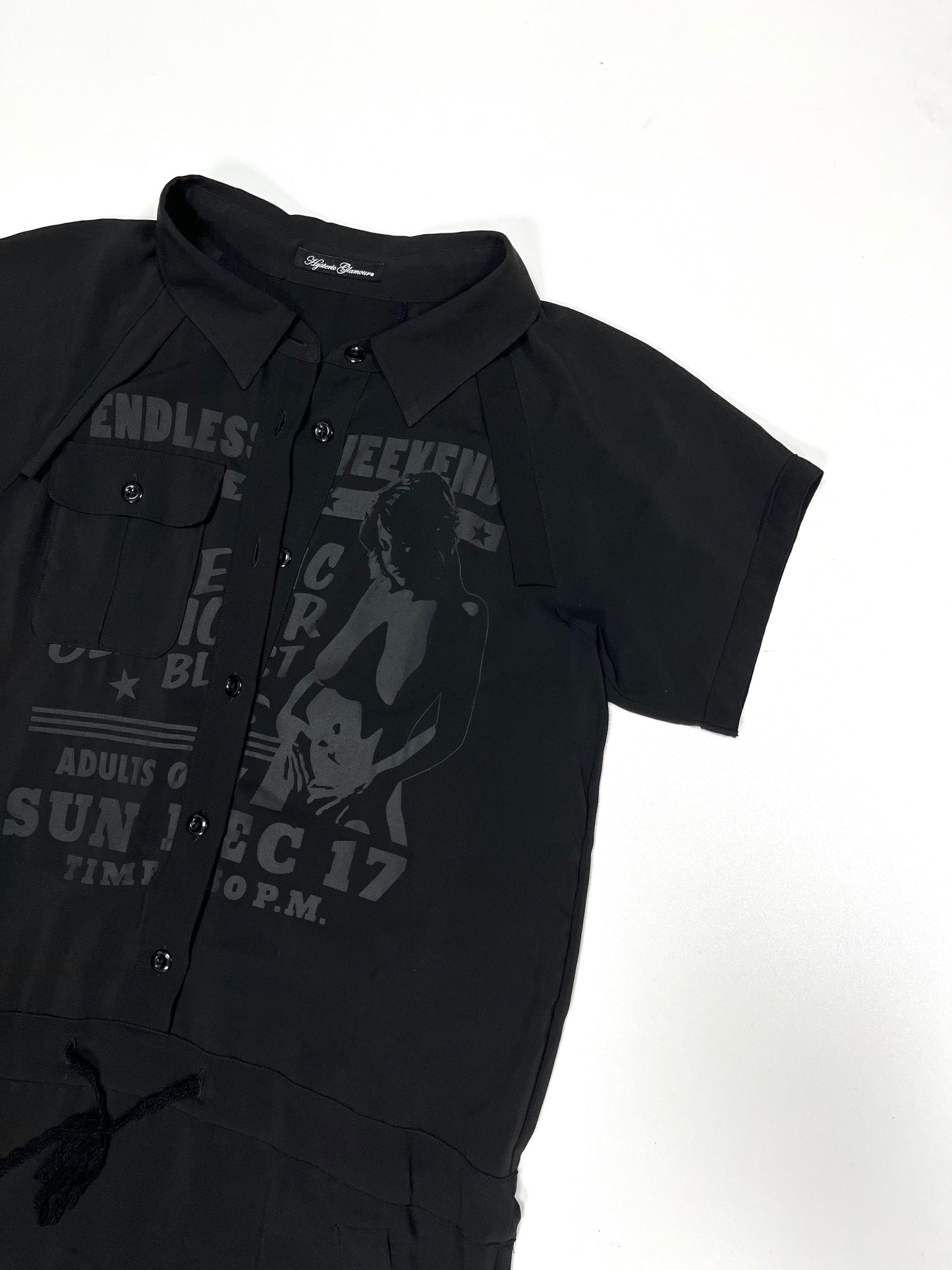 Hysteric Glamour Printed Silk Dress (M)