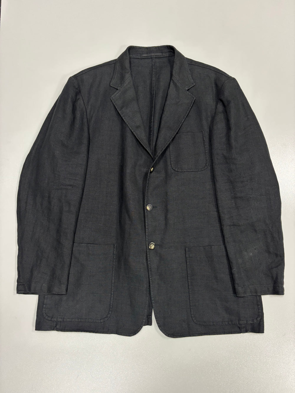 Vintage Balmain Linen Blazer (56)