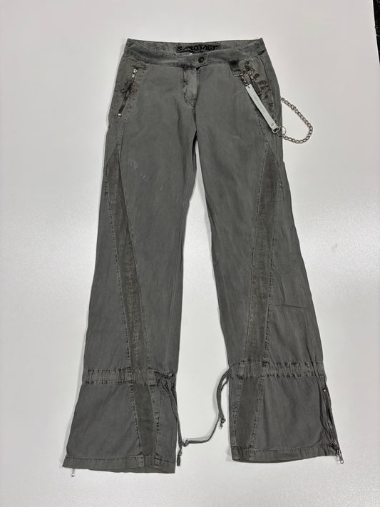 Sabotage Faded Keychain Flared Pants (28)