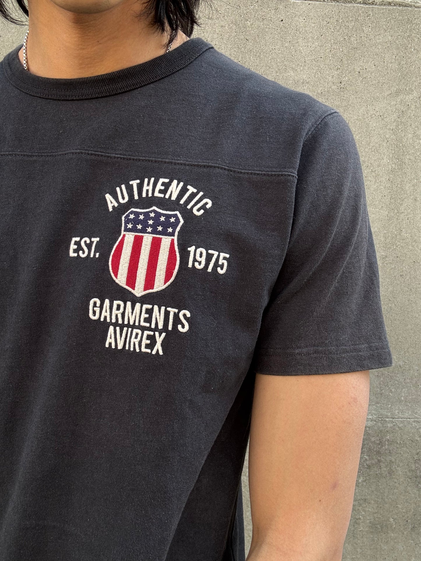 Avirex USA Spellout Logo Tee (M)