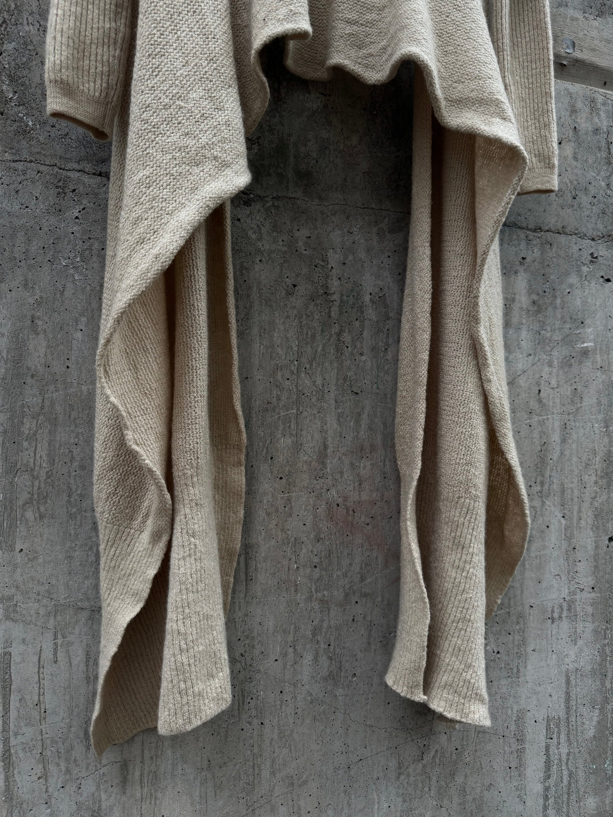 AW/05 Rick Owens Draped Knit Cardigan (S)