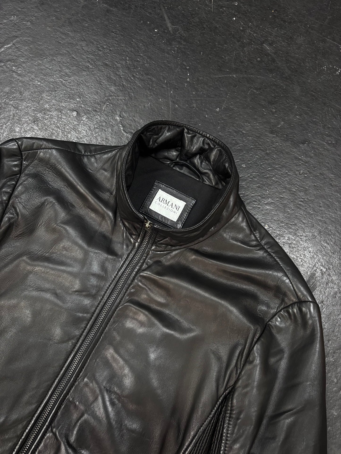 Armani Collezioni Leather Jacket (M)