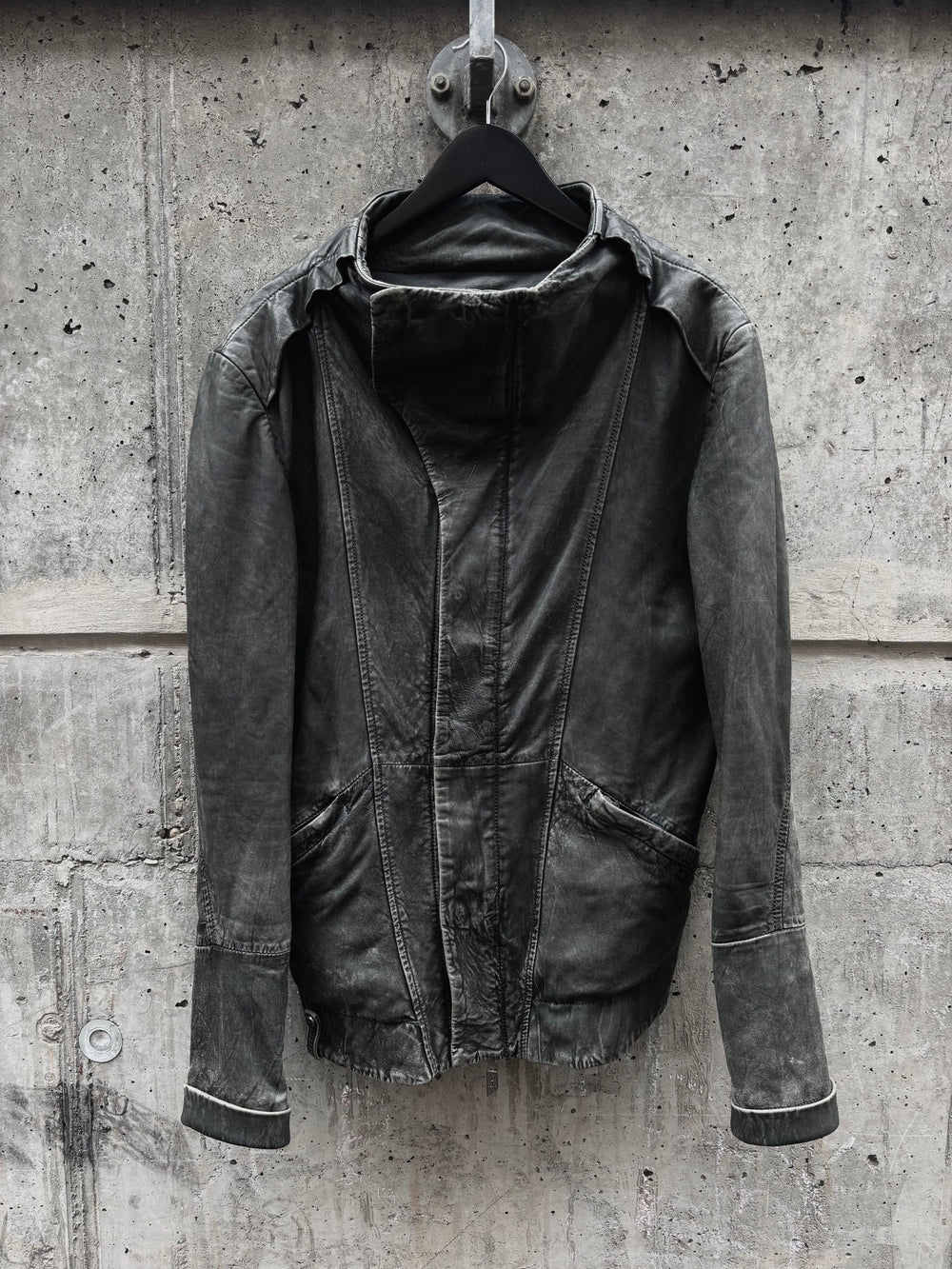 Preach Faded Green High Collar Lamb Nap Jacket (M)