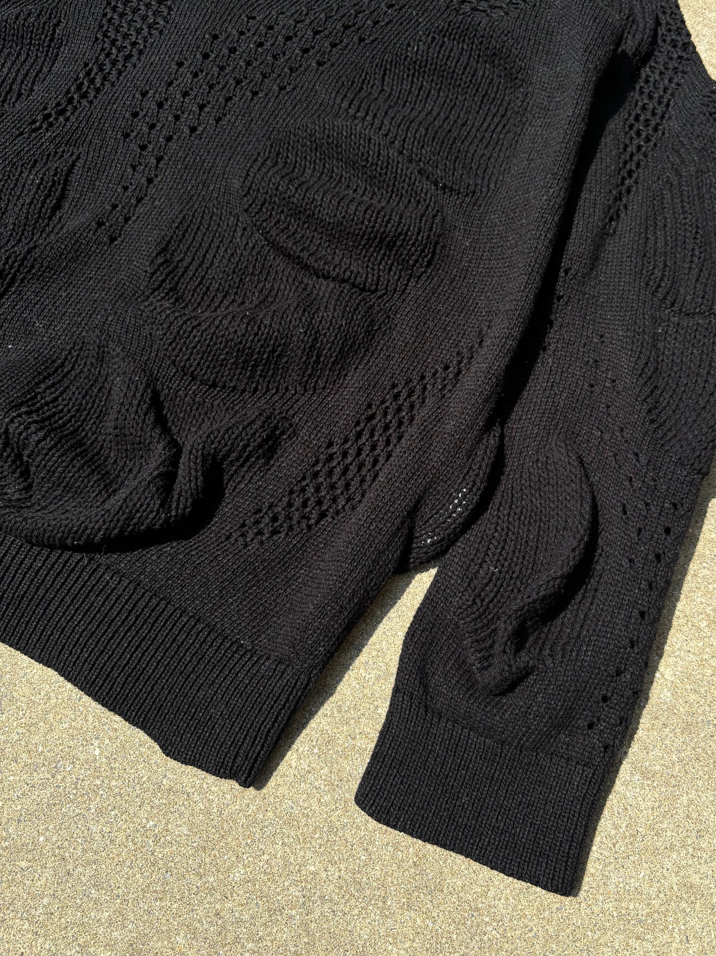 Lad Musician Perforated Sweater  (L)