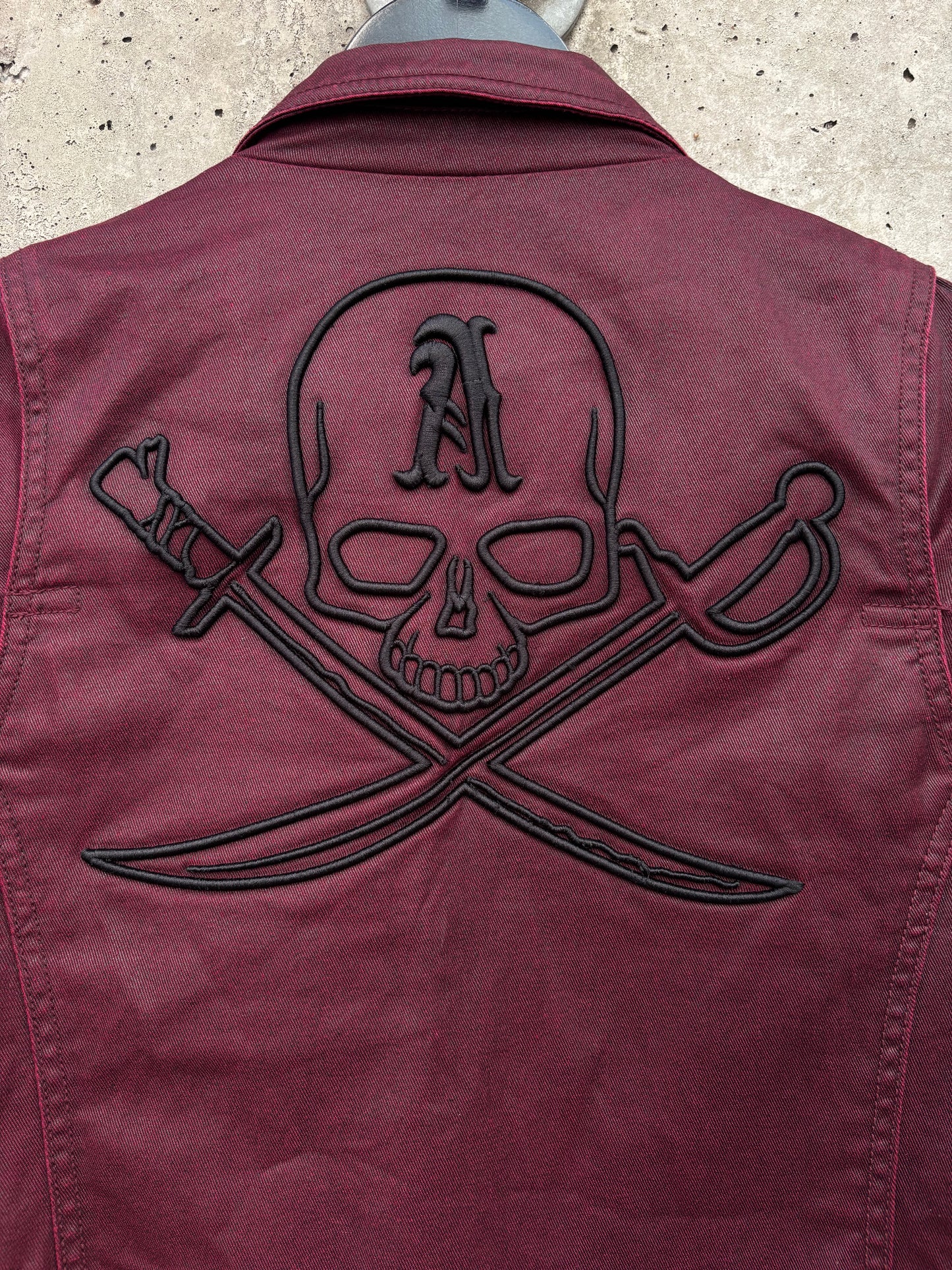 Abordage by Hiromu Takahara Skull Waxed Jacket (S)