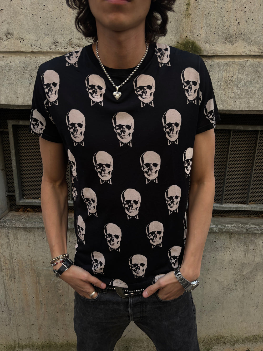 Saint Laurent Skull Tee (L)