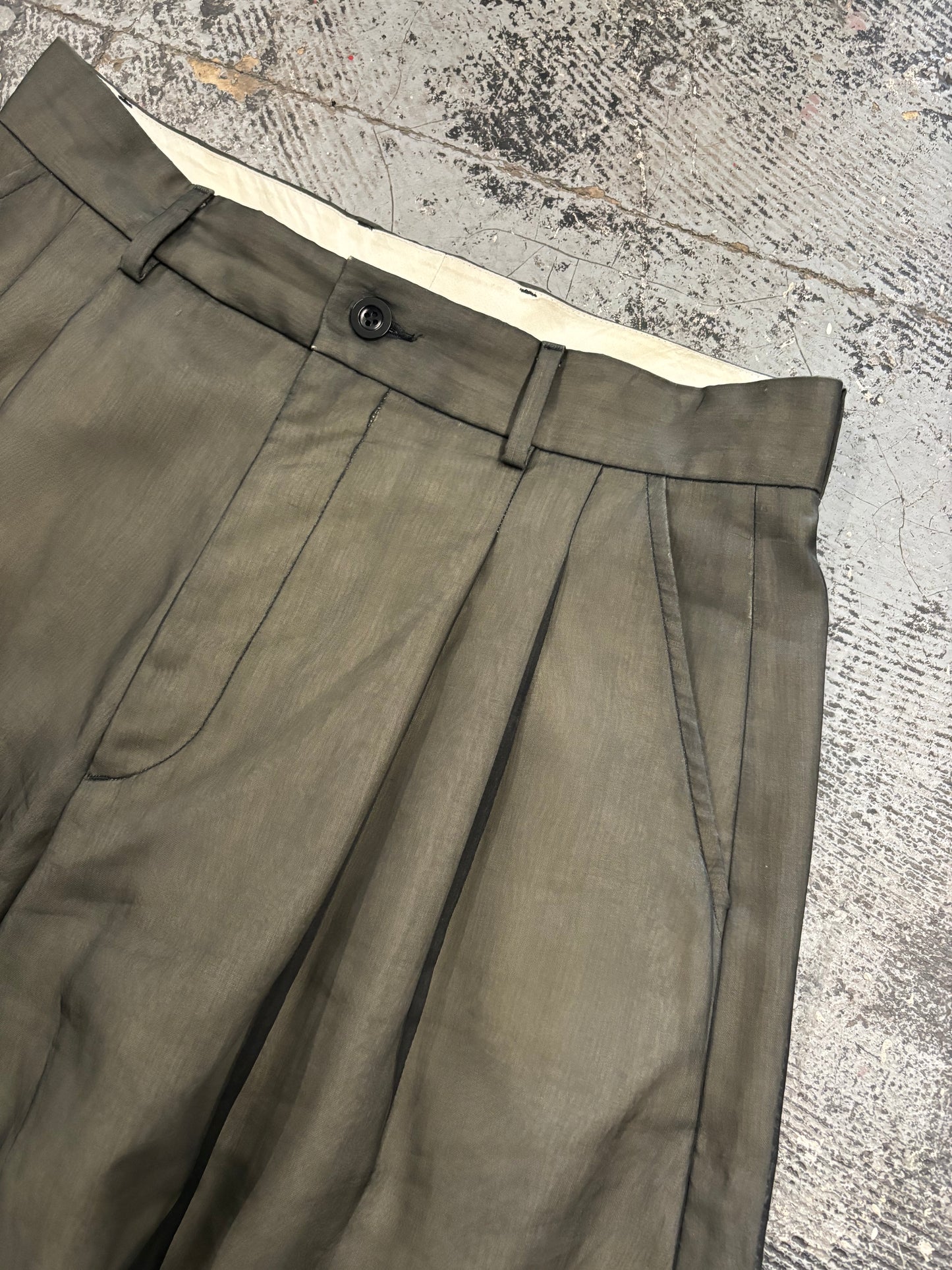 Margiela Mainline Mesh Overlay Shorts (31)