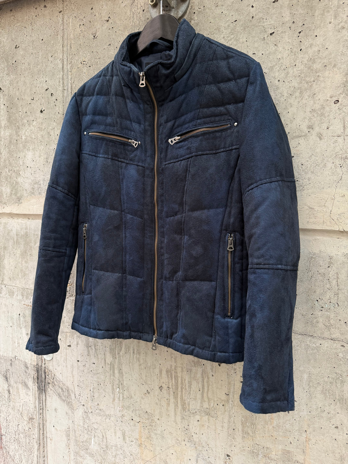 Tornado Mart Suede Cotton Puffer Jacket (M)