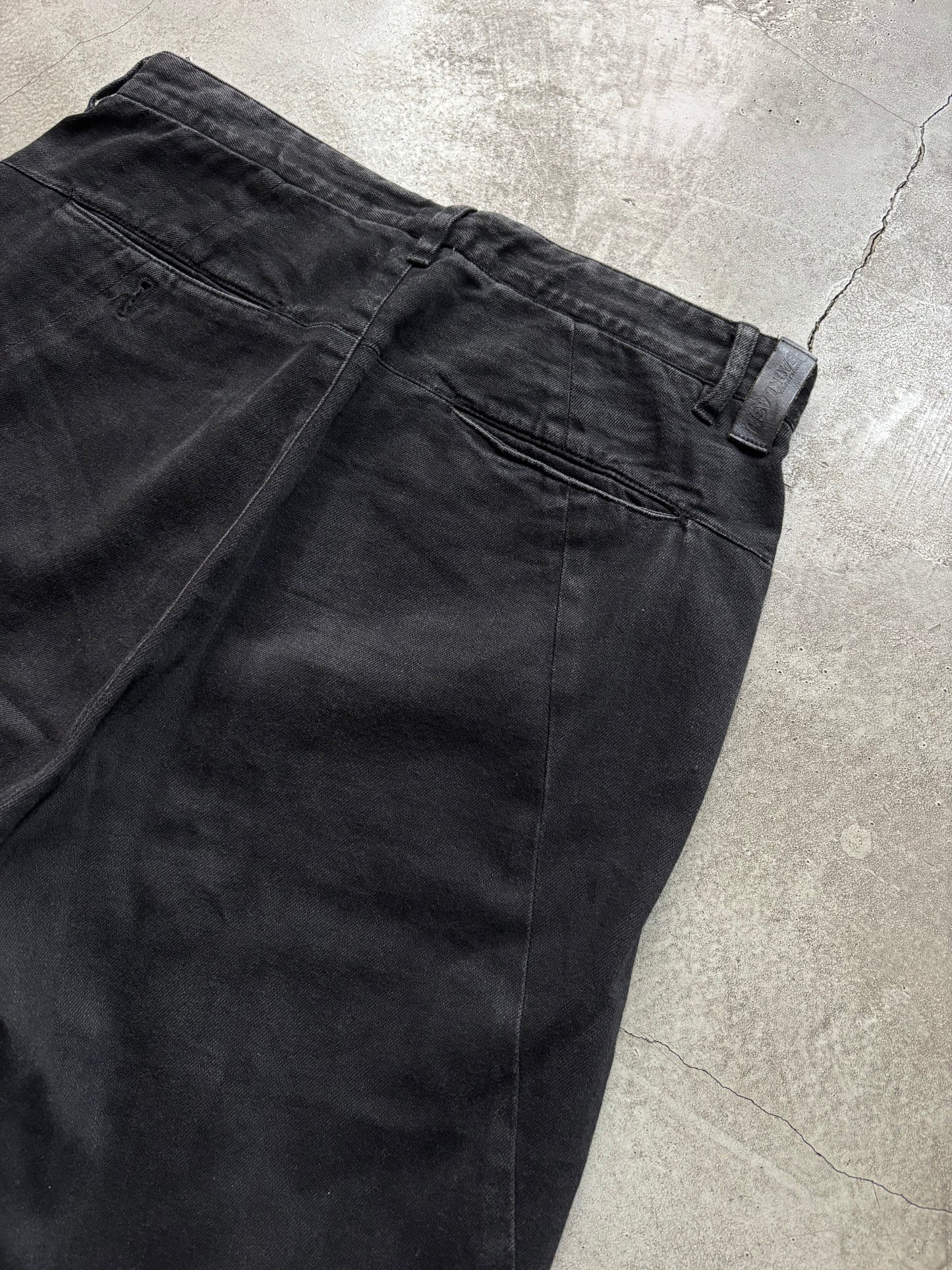 Isamu Katayama Backlash Darted Denim Shorts (30)