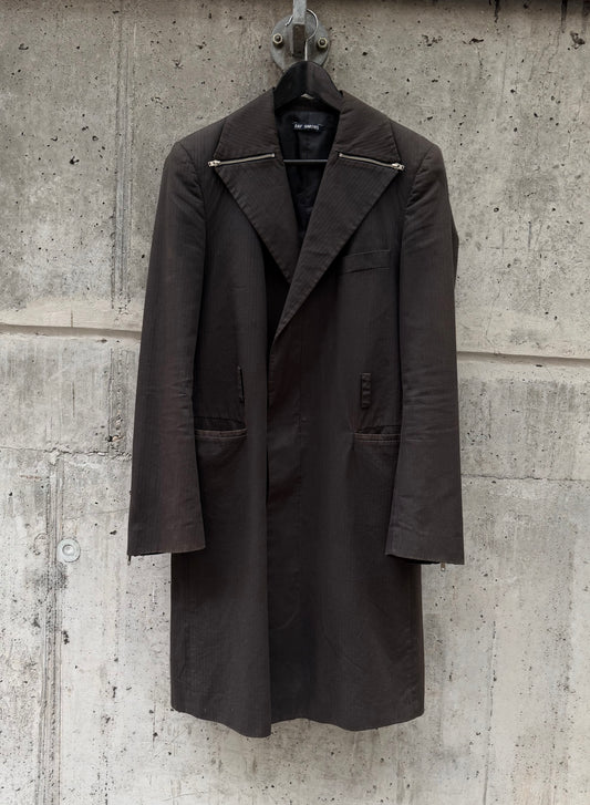 SS/98 Raf Simons „Black Palms“ Zip-Lapel Coat (48)