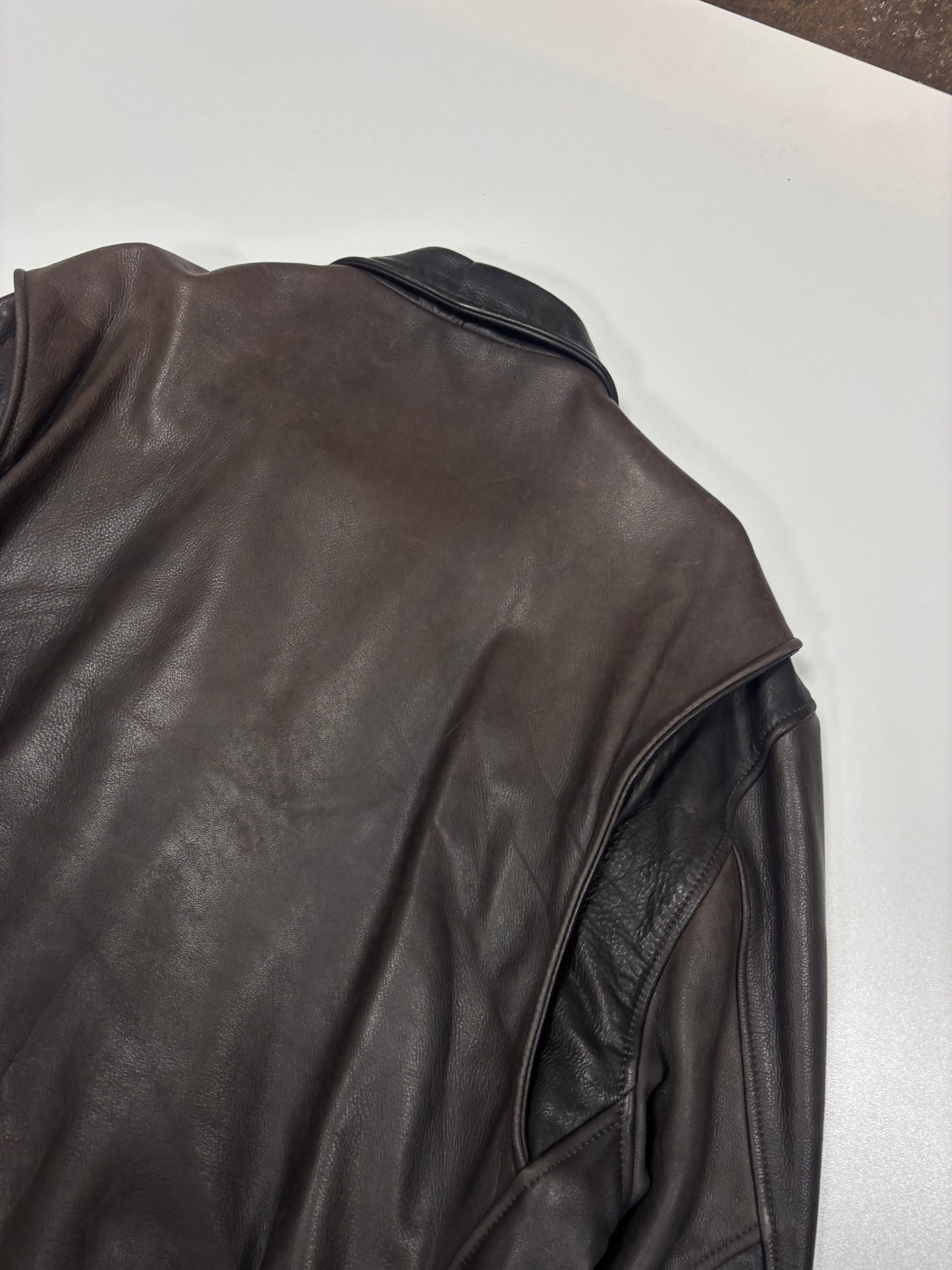 Avirex Bomber Leather Jacket (L)
