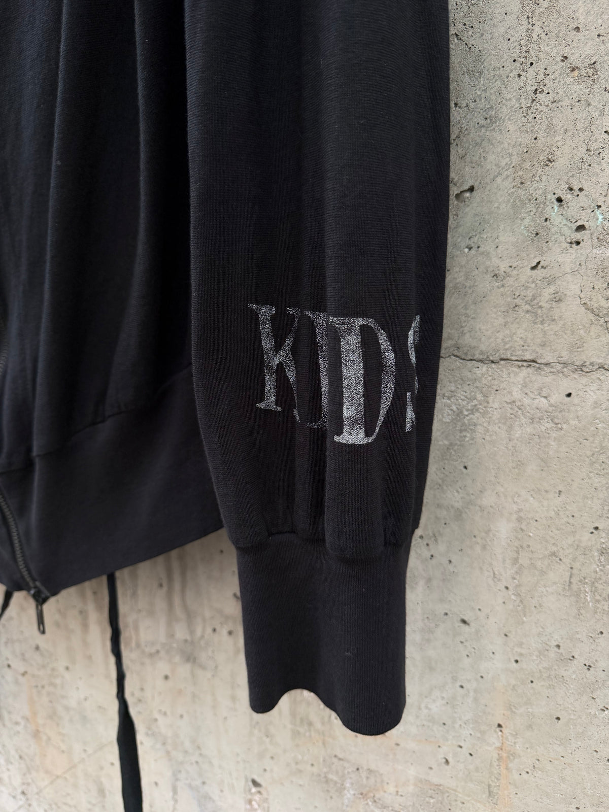 SS/18 Ann Demeulemeester „Forever Kids“ Asymmetrical Zip Hoodie (S)