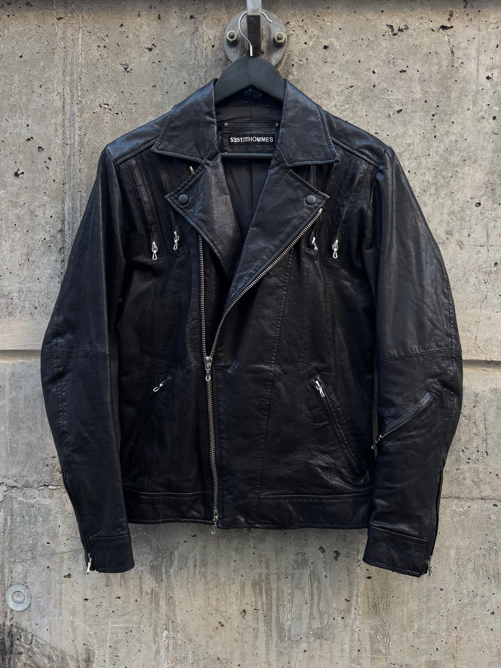 5351 Pour Les Hommes Biker Jacket (M)