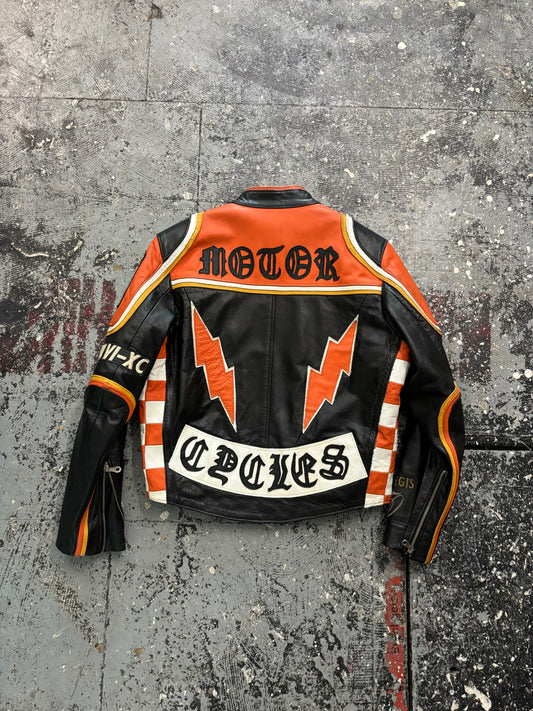 90’s Racing Leather Jacket (L)